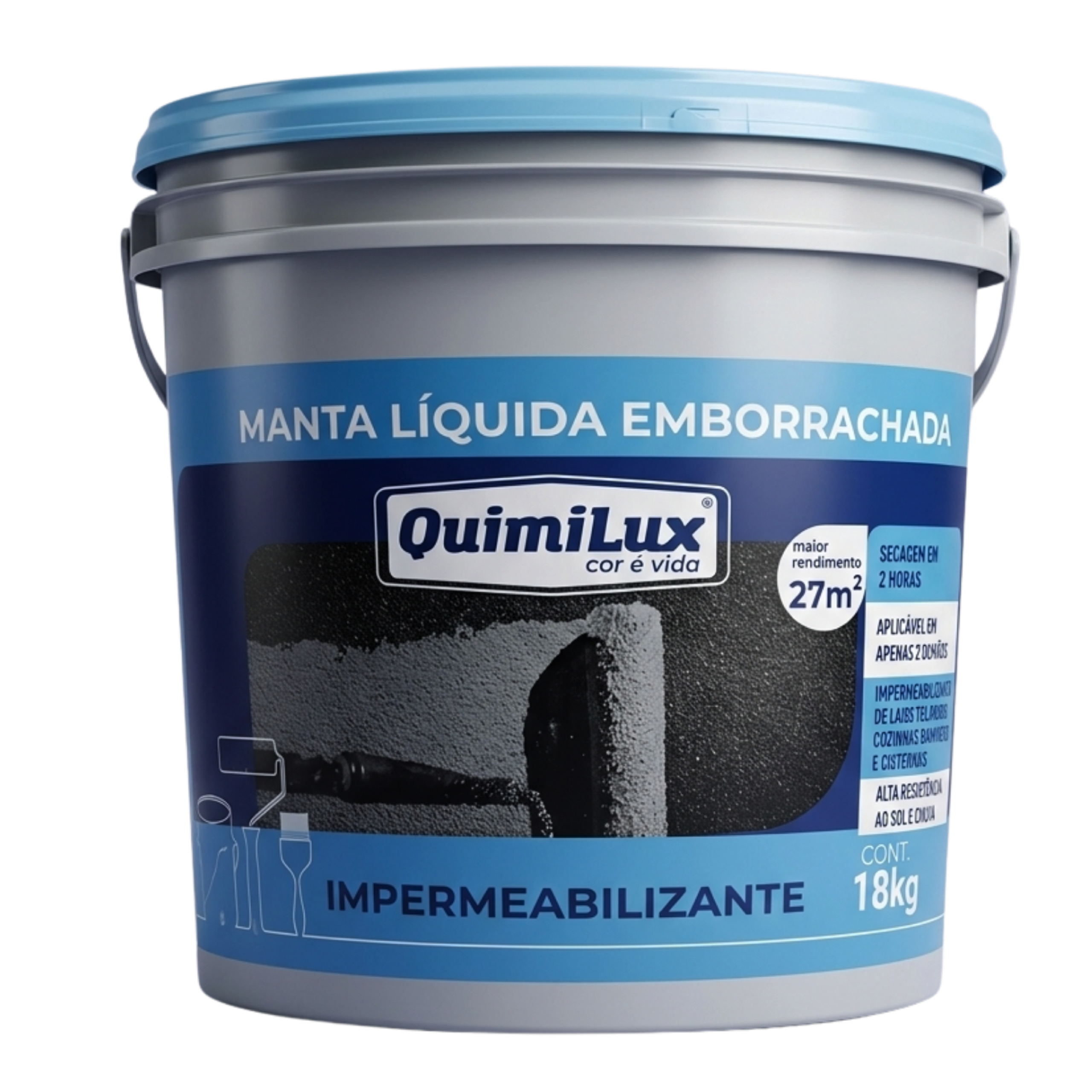 MANTA LÍQUIDA EMBORRACHADA